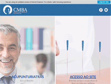 Tablet Screenshot of cmba.org.br